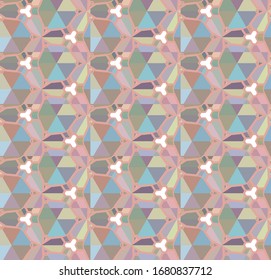 Geometric ornamental vector pattern. Seamless design texture.
