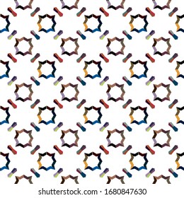 Geometric ornamental vector pattern. Seamless design texture.