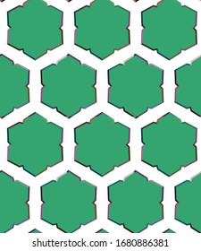 Geometric ornamental vector pattern. Seamless design texture.
