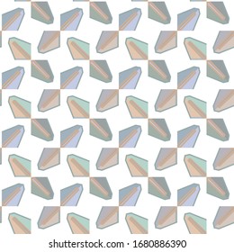 Geometric ornamental vector pattern. Seamless design texture.