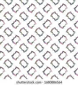 Geometric ornamental vector pattern. Seamless design texture.