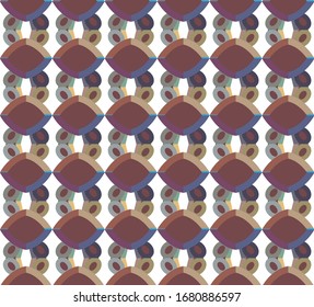 Geometric ornamental vector pattern. Seamless design texture.