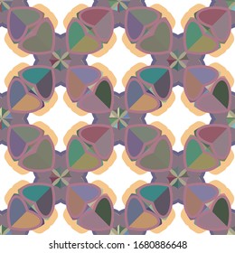 Geometric ornamental vector pattern. Seamless design texture.