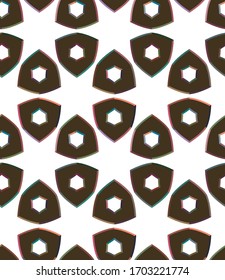 Geometric ornamental vector pattern. Seamless design texture.