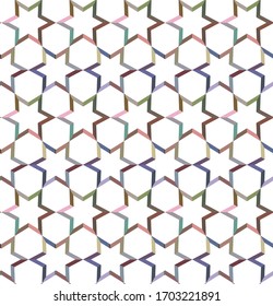 Geometric ornamental vector pattern. Seamless design texture.