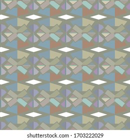 Geometric ornamental vector pattern. Seamless design texture.