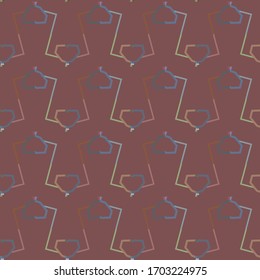 Geometric ornamental vector pattern. Seamless design texture.