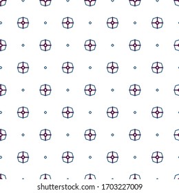 Geometric ornamental vector pattern. Seamless design texture.