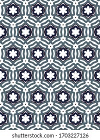 Geometric ornamental vector pattern. Seamless design texture.