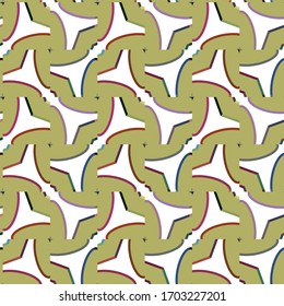 Geometric ornamental vector pattern. Seamless design texture.