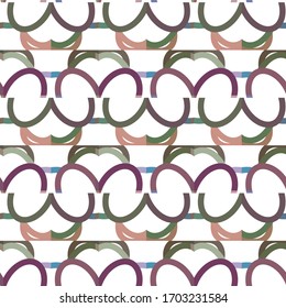 Geometric ornamental vector pattern. Seamless design texture.
