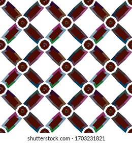 Geometric ornamental vector pattern. Seamless design texture.