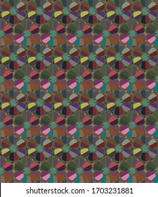 Geometric ornamental vector pattern. Seamless design texture.