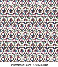 Geometric ornamental vector pattern. Seamless design texture.