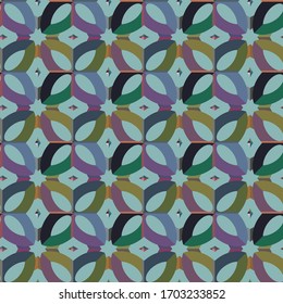 Geometric ornamental vector pattern. Seamless design texture.