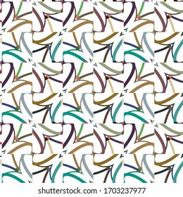 Geometric ornamental vector pattern. Seamless design texture.