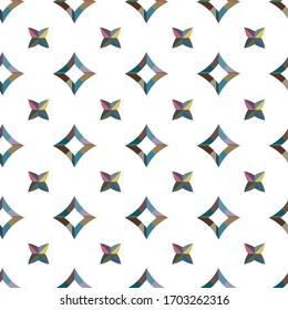 Geometric ornamental vector pattern. Seamless design texture.