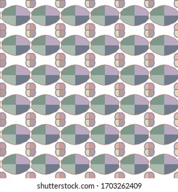 Geometric ornamental vector pattern. Seamless design texture.