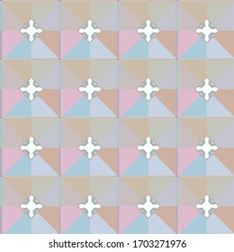 Geometric ornamental vector pattern. Seamless design texture.