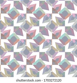 Geometrisches dekoratives Vektormuster. Nahtlose Design-Textur.