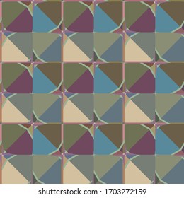 Geometric ornamental vector pattern. Seamless design texture.