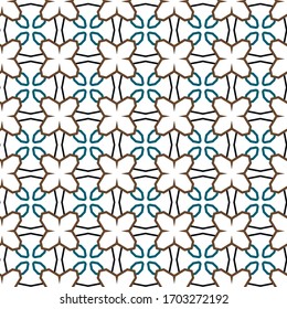 Geometric ornamental vector pattern. Seamless design texture.