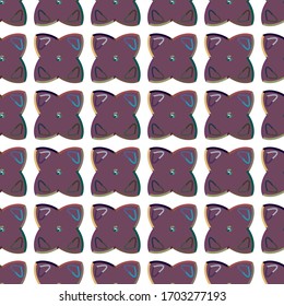 Geometric ornamental vector pattern. Seamless design texture.