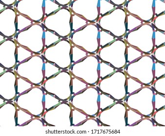 Geometric ornamental vector pattern. Seamless design texture.
