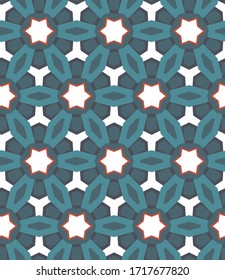 Geometric ornamental vector pattern. Seamless design texture.