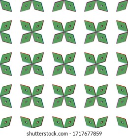 Patrón de vector ornamental geométrico. Textura de diseño sin inconvenientes.