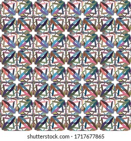 Geometric ornamental vector pattern. Seamless design texture.