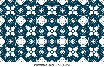 Patrón de vector ornamental geométrico. Diseño impecable.