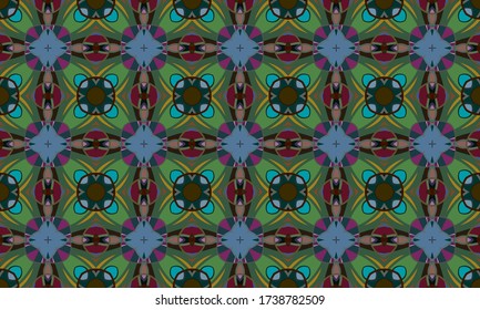 Geometric ornamental vector pattern. Seamless design.