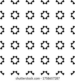 Geometric ornamental vector pattern. Seamless design.