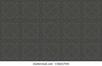 Geometric ornamental vector pattern. Seamless design.