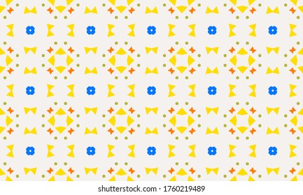Geometric ornamental vector pattern. Seamless design.