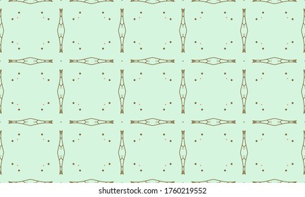 Geometric ornamental vector pattern. Seamless design.