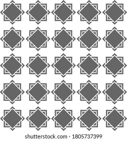 Patrón de vector ornamental geométrico. Diseño impecable. Pasos 10