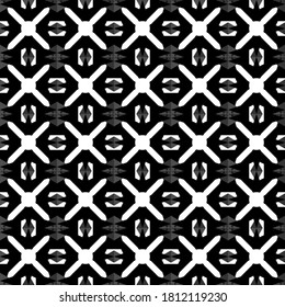 Geometric ornamental vector pattern. Seamless design.