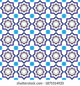 Geometric ornamental vector pattern. Seamless design texture.