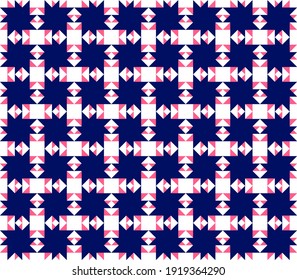 Geometric ornamental vector pattern. Seamless design. Mosaic texture for textile, clown, carpeting, warp, book cover, clothes.