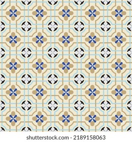Geometric ornamental vector pattern. Seamless design texture