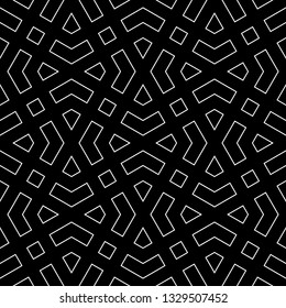 Geometric ornament.Seamless pattern. Grid wallpaper. Squares, kites, polygons background. Figures backdrop. Geometrical motif. Digital paper, textile print, web design, abstract. Vector artwork.