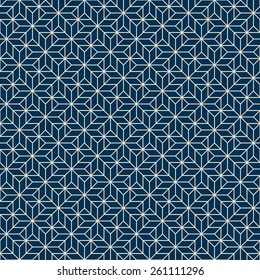 geometric outline pattern of crosses. seamless vector background