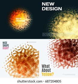 Geometric overlay abstract vector design elements for graphic layout.