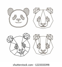geometric panda line