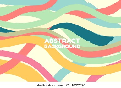 Geometric Pastel Color Background Vector