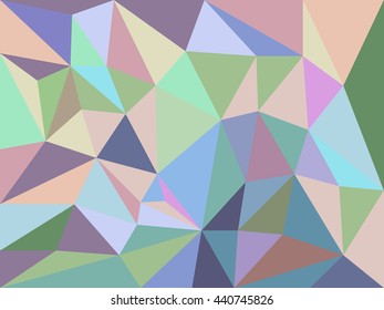 Geometric pastel color of triangle  background