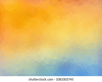 geometric pastel orange blue pattern
