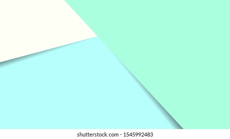 Geometric pastel paper cut background with realistic shadow effect and soft colors. design use for wallpaper, template, text place, social media, and digital industry. Eps10 vector